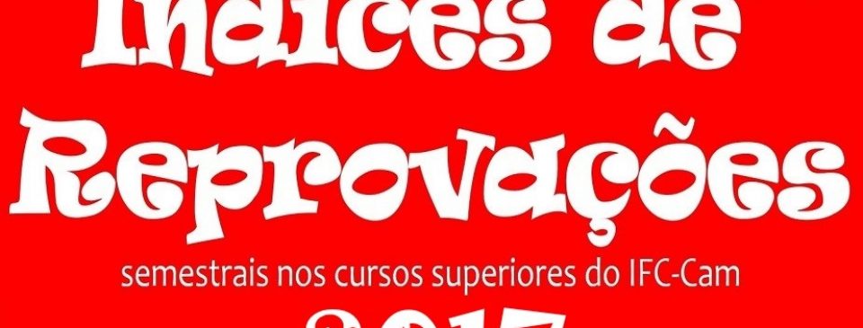 Indice de reprovações