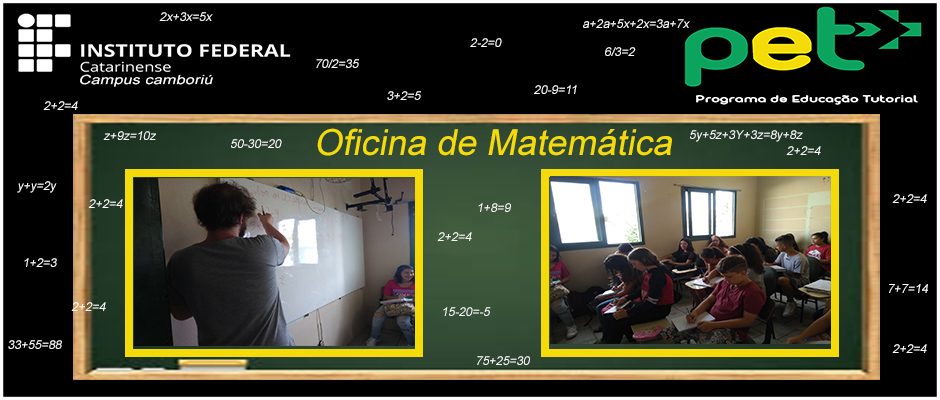 Oficina de matematica PET