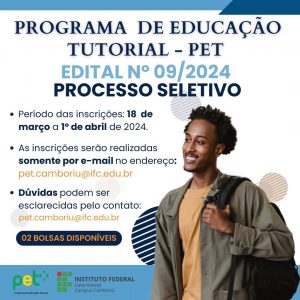 programa de educação tutorial – pet