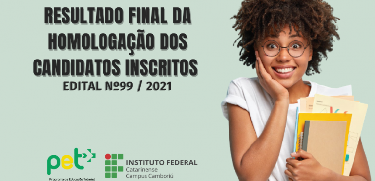 resultado final da homologação dos candidatos inscritos – Postagem