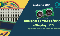 Sensor ultrassônico+display LCD